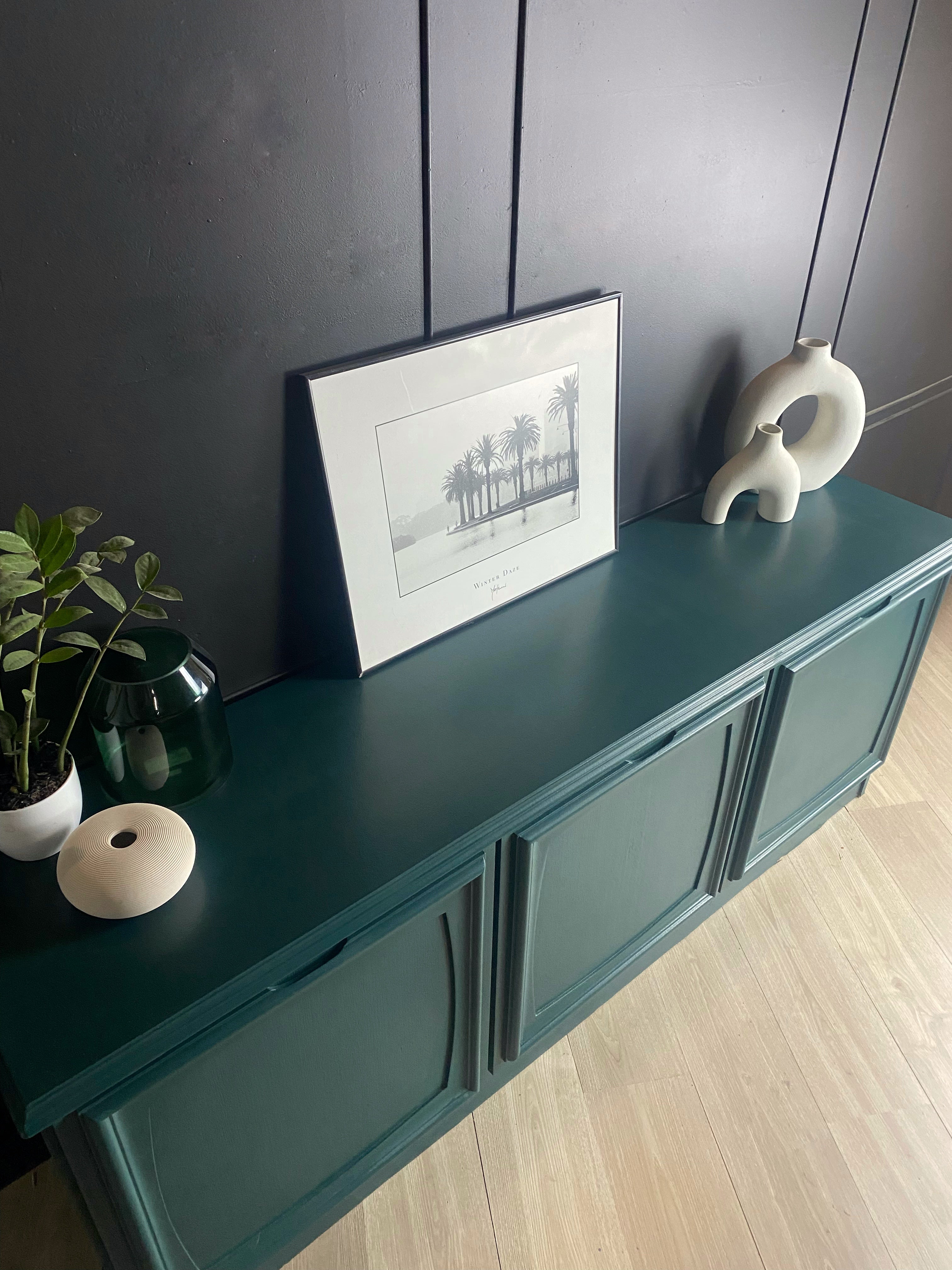 'Burgess Furniture' Teal sideboard / buffet