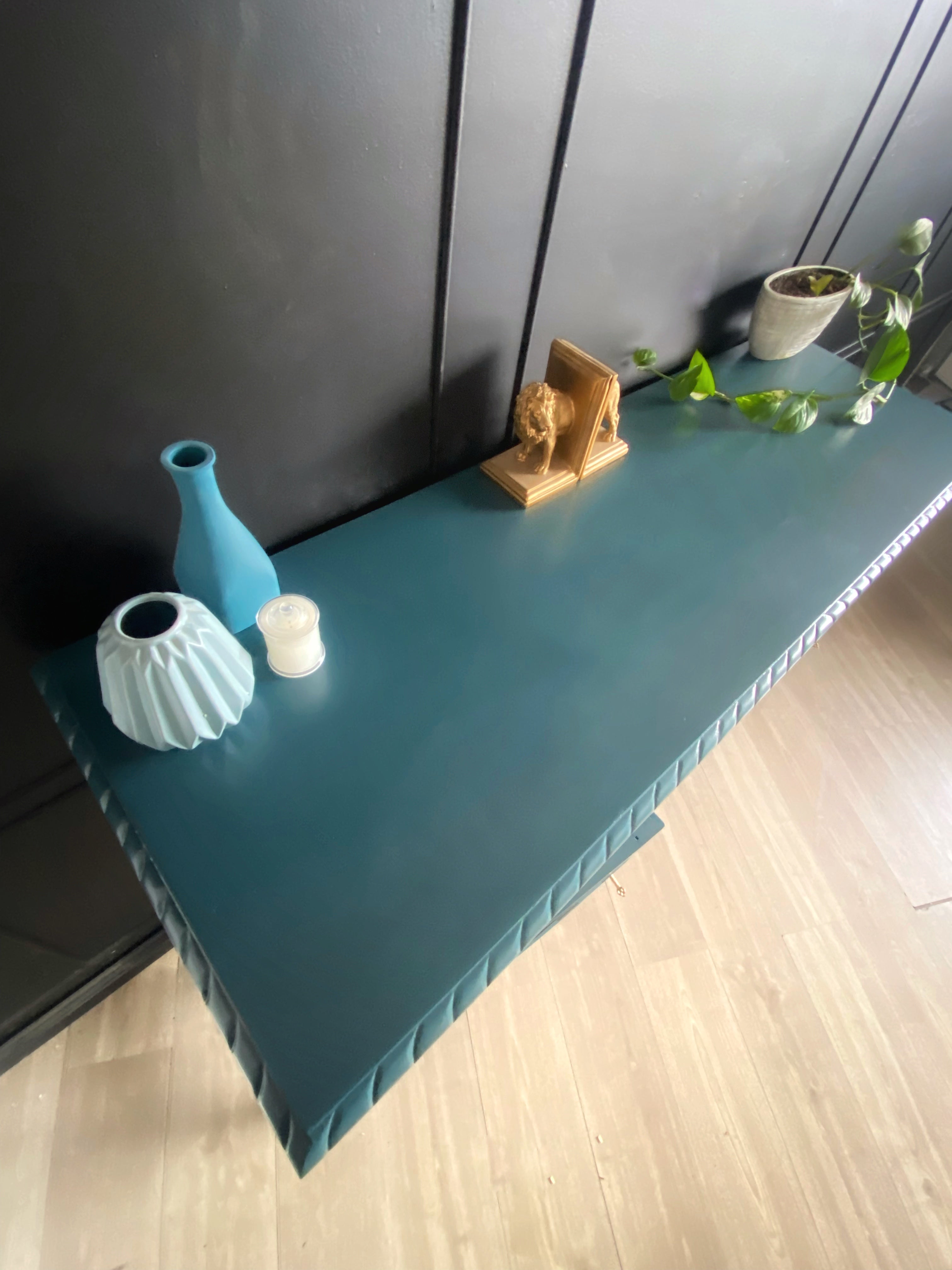 Antique Blue Buffet / Sideboard