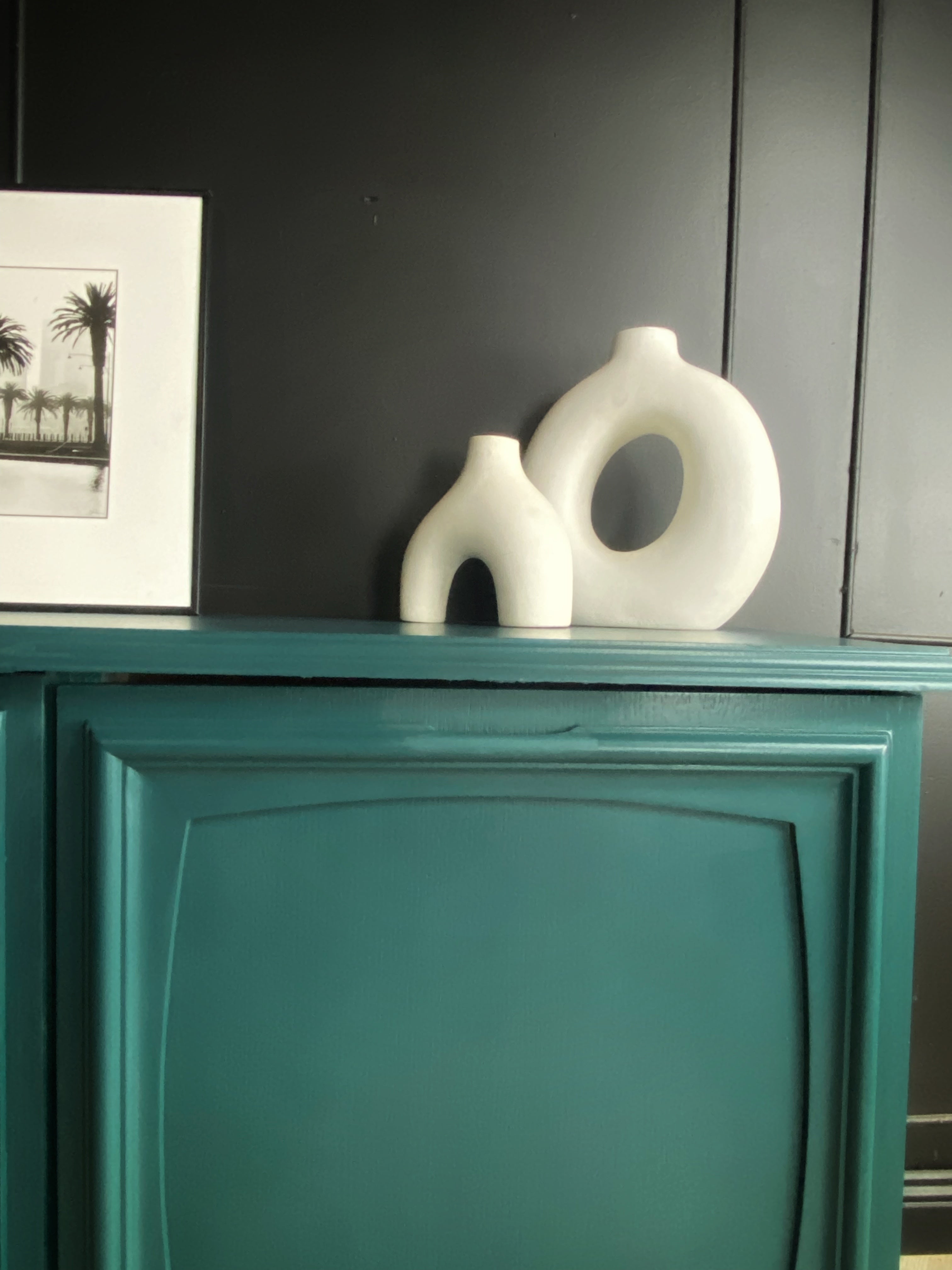 'Burgess Furniture' Teal sideboard / buffet