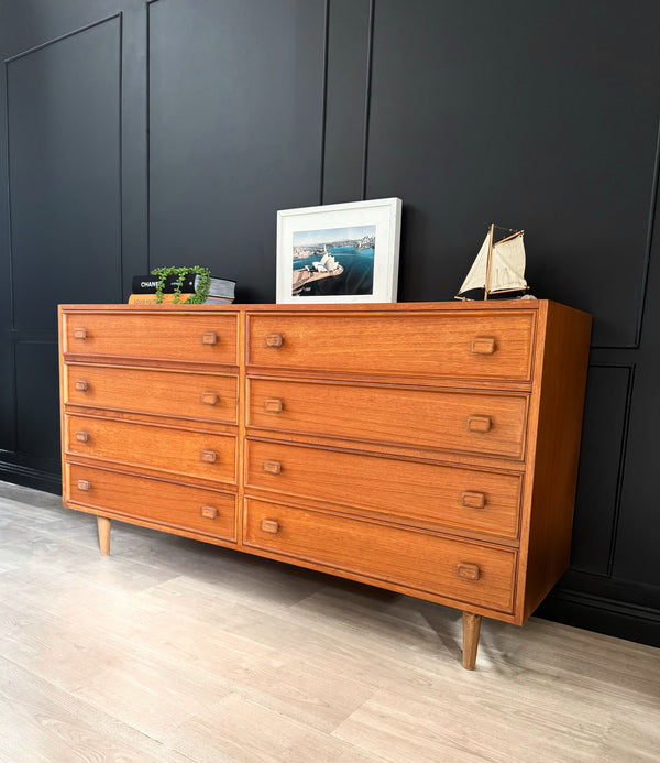 Parker Furniture dresser teak, view 3