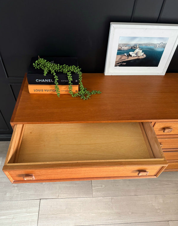 Parker Furniture dresser teak, view 6