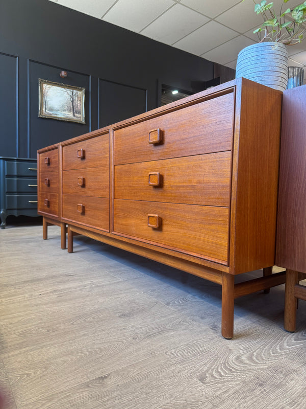 Parker Furniture dresser and bedside tables teak