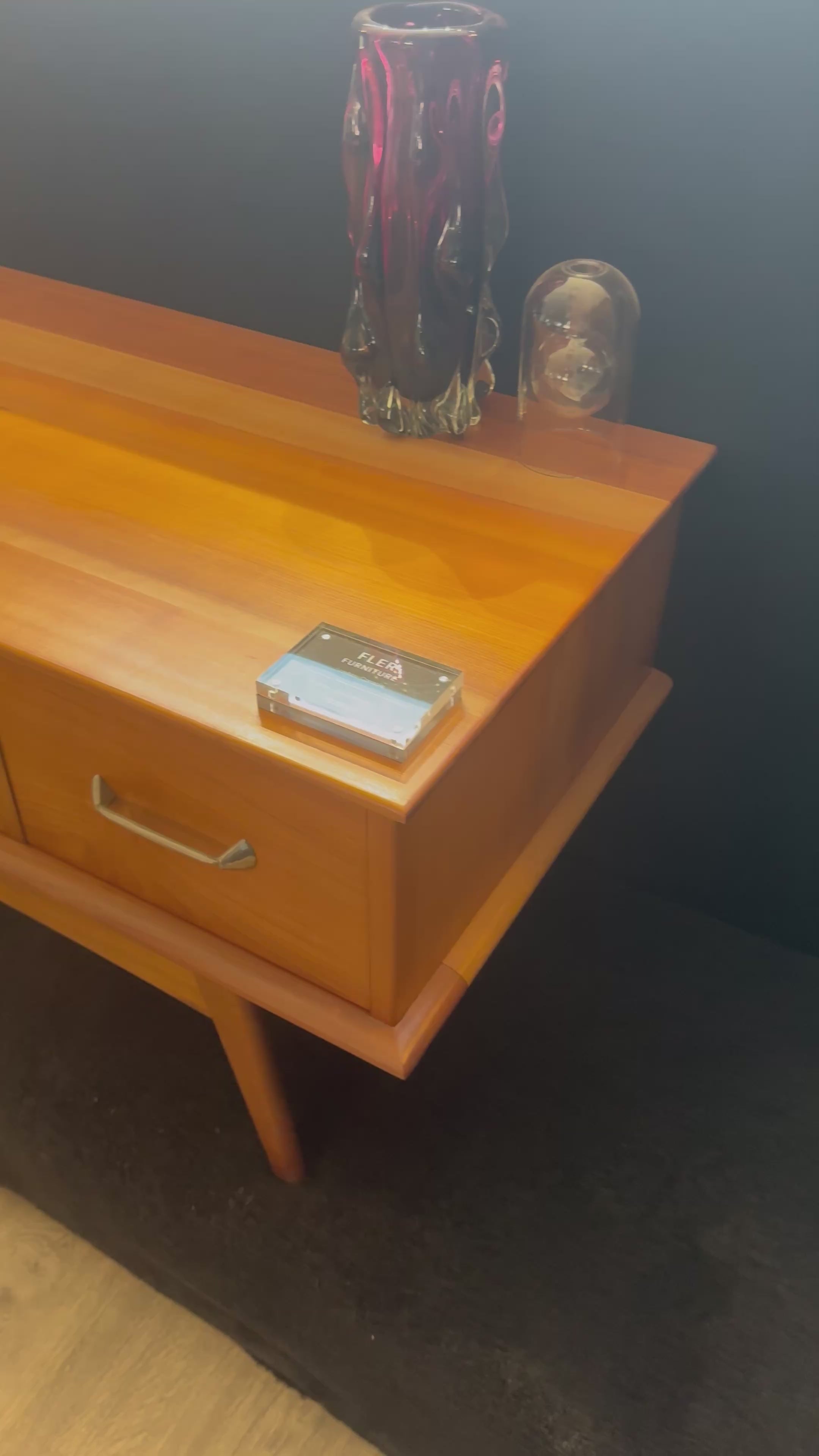 Fler lowboy console / tv unit with original hardware