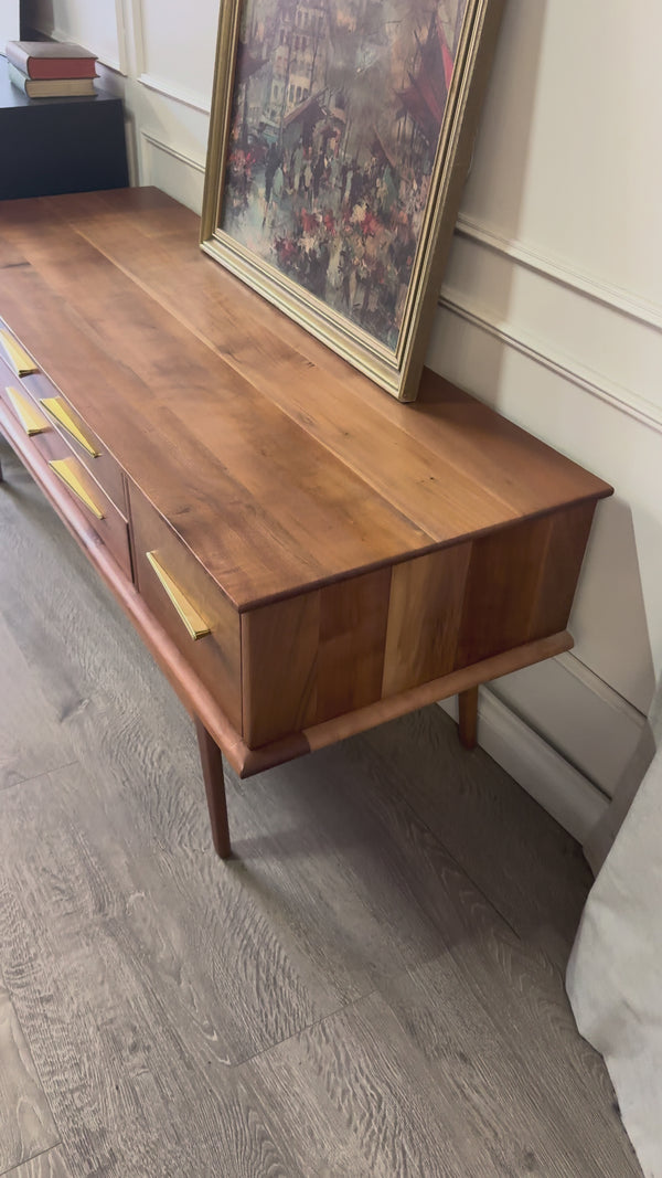 Fler lowboy console / tv unit with modern hardware