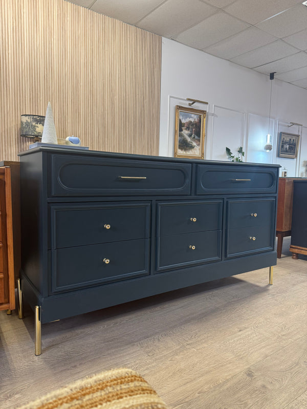 Reliance Furniture dresser blue, view 2