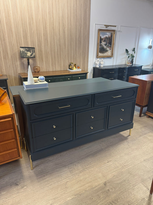 Reliance Furniture dresser blue, view 3