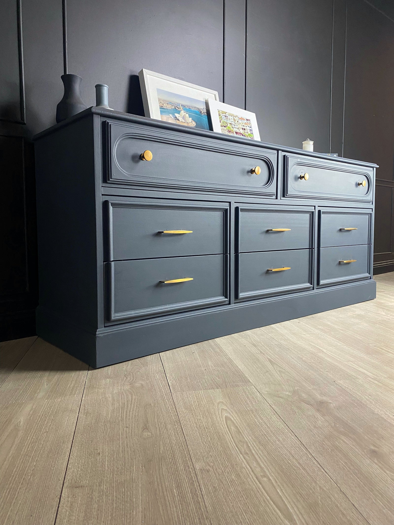 Reliance Furniture dresser blue