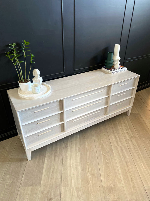Hayson Furniture dresser white, view 2