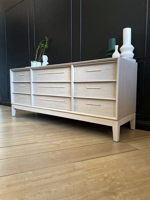 Hayson Furniture dresser white, view 4