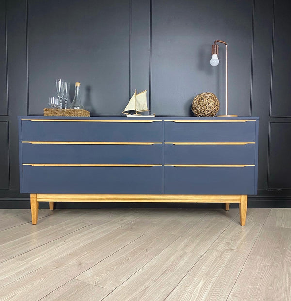 Reliance Furniture dresser navy blue