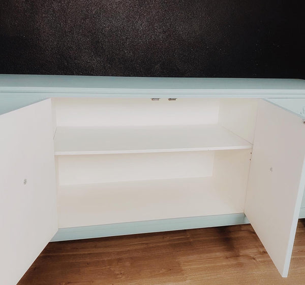 Mid-century sideboard blue, view 5