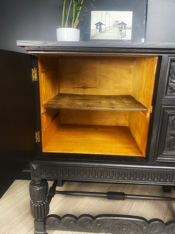 Mid-century sideboard black, view 6