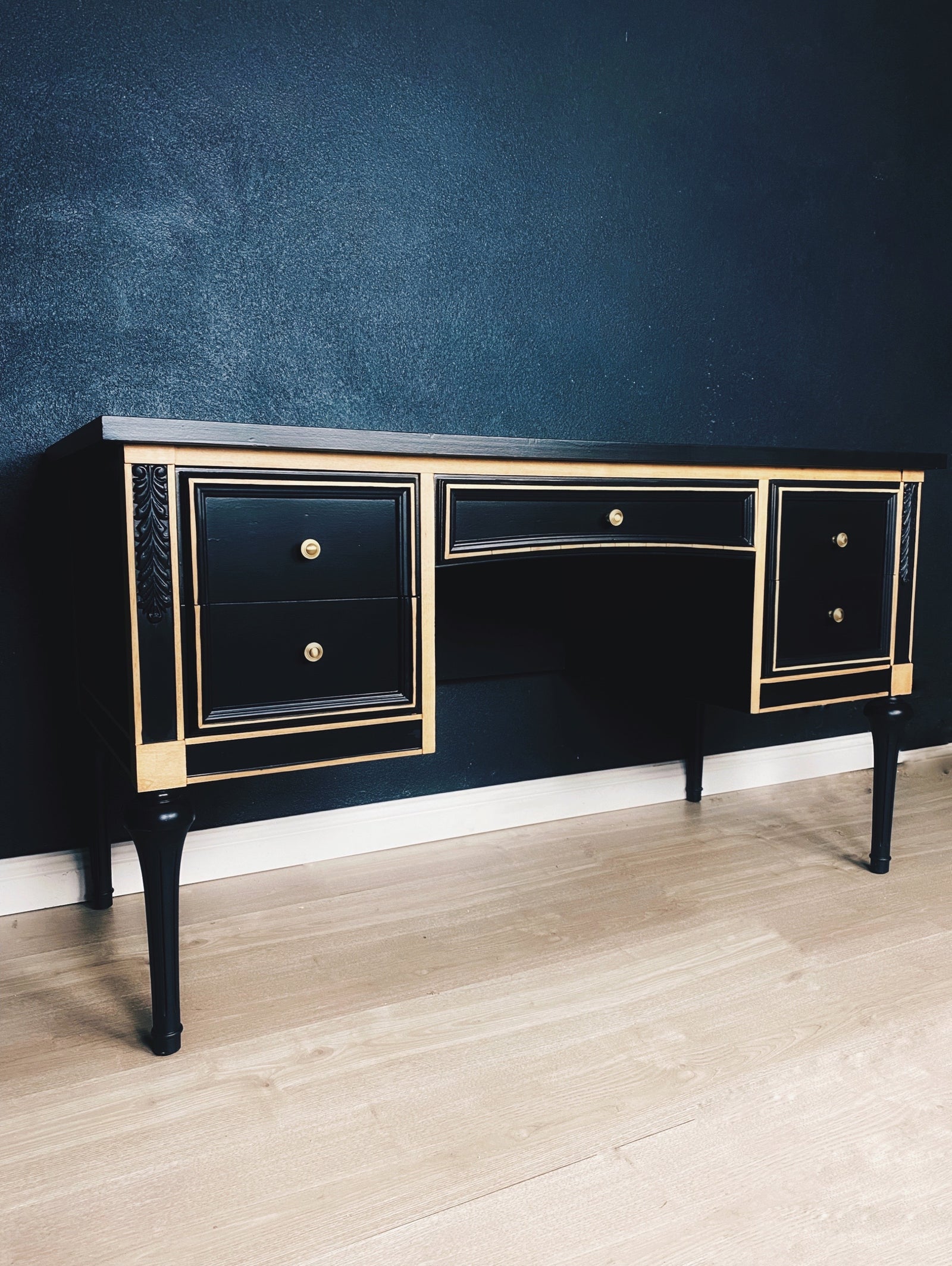 Trask Furniture desk black