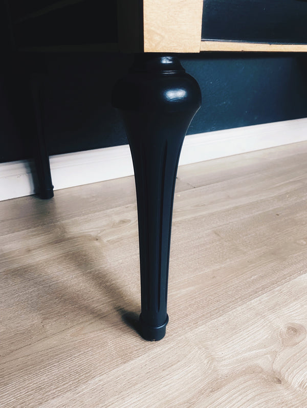 Trask Furniture desk black, view 5