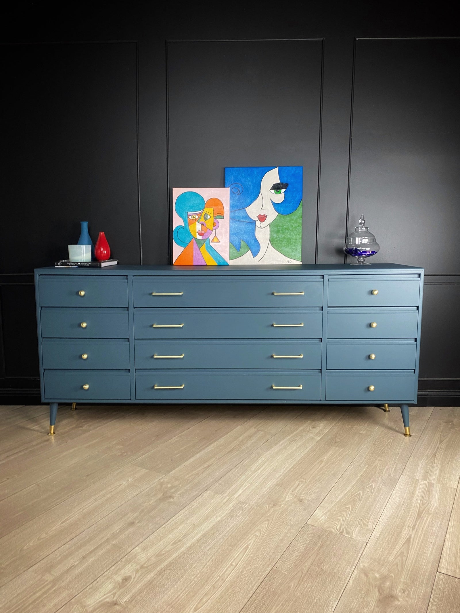 Alrob Furniture dresser blue