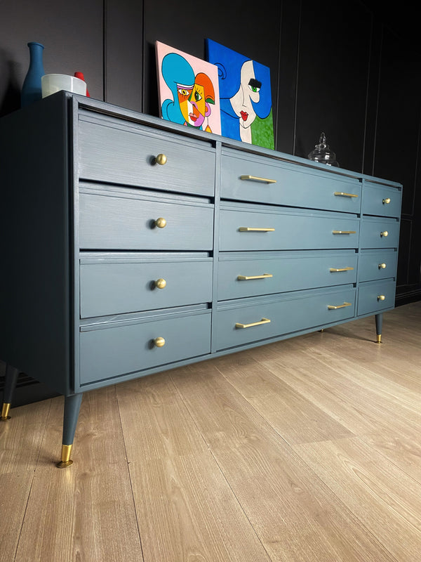 Alrob Furniture dresser blue, view 2