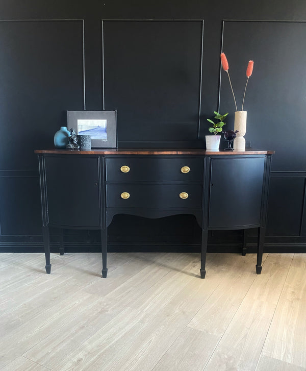Mid-century sideboard black