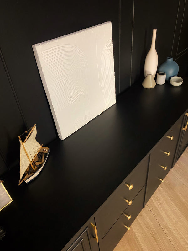 Mid-century sideboard black, view 2