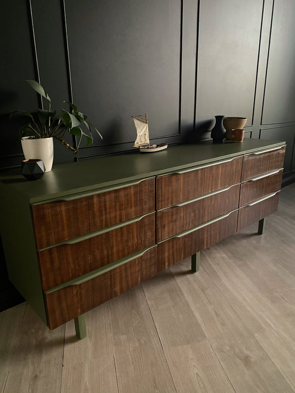 Macrob Furniture dresser green, view 2