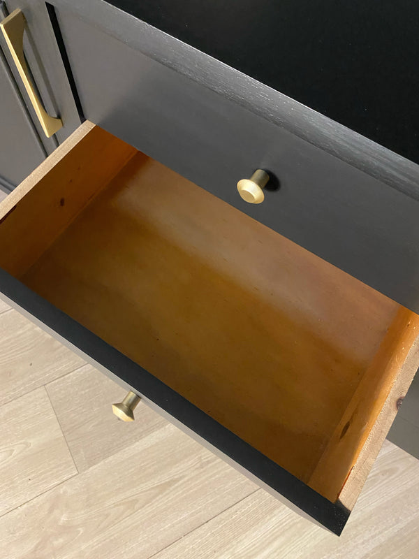 Mid-century sideboard black, view 7