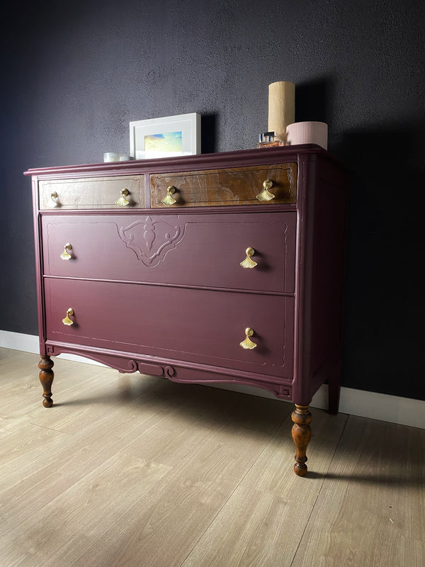Mid-century dresser, view 2