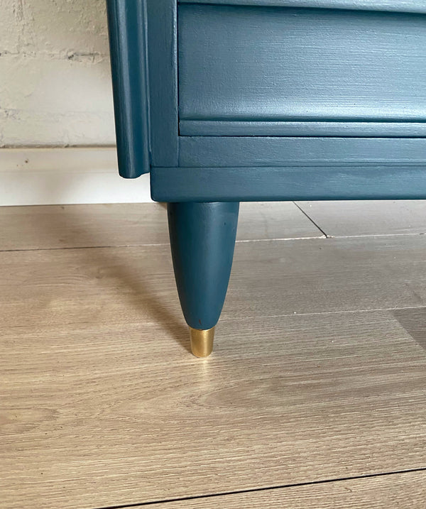 Myer Heritage dresser blue, view 5